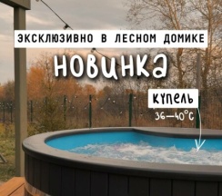 Лесной семейный коттедж с купелью в А-Шалаш