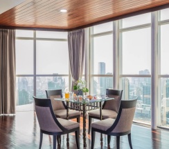 Двухместный люкс Sky Zone Panorama двуспальная кровать в Baiyoke Sky Hotel