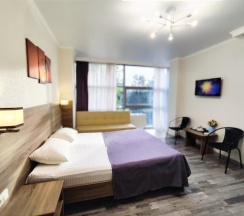 Люкс с балконом и с красивым видом из окна в Camelia