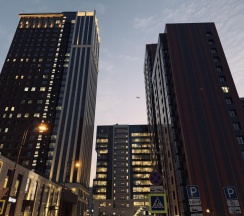 1-комнатные апартаменты улучшенные №114 в Hugge Place