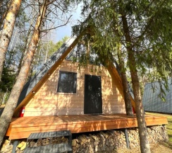 A-Frame № 3 (оснащение дома, стоимость бани см. Подробнее) в Les holidays