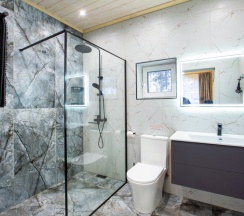 Современный коттедж 120 кв.м. для 8 гостей рядом с Охта парком в Solar House