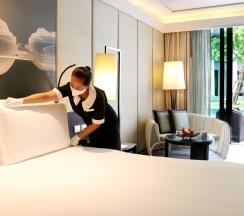 Двухместный люкс Executive двуспальная кровать в Siam Kempinski Hotel Bangkok