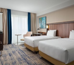 Двухместный номер с видом на город 2 отдельные кровати в Courtyard by Marriott Tashkent