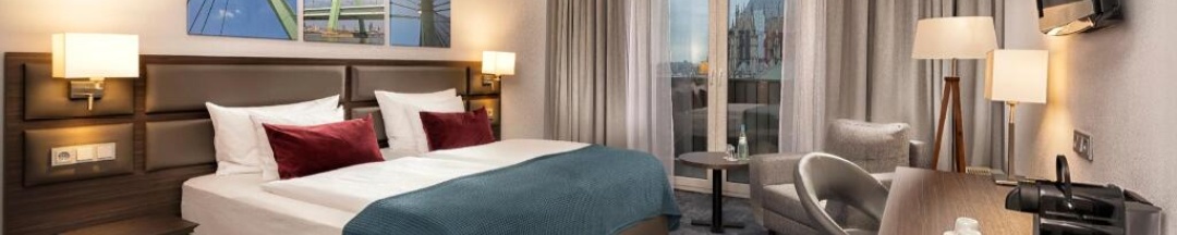 Двухместный номер Deluxe двуспальная кровать в Wyndham Koeln