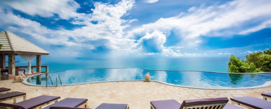 Двухместный семейный номер Standard с видом на море двуспальная кровать в Samui Bayview Resort & Spa