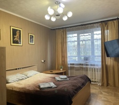 Апартаменты с балконом и с красивым видом из окна в Квартира Pskov City Apartments Рокоссовского 32