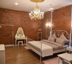 Двухместный люкс с видом на внутренний двор двуспальная кровать в Дом Паткуль