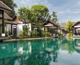 Двухместная Anantara Villa Pool Access двуспальная кровать в Отель Anantara Lawana Koh Samui Resort, Chaweng