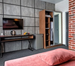 Номер Делюкс с кроватью размера «king-size» в Брют