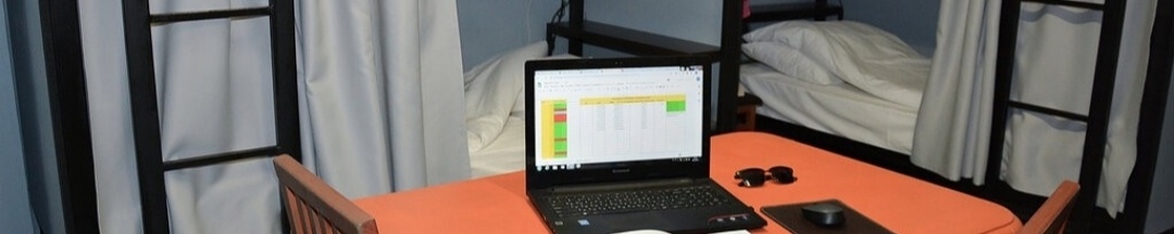  6-ти местный номер для мужчин с 3-мя 2-ух ярусными кроватями в Melius