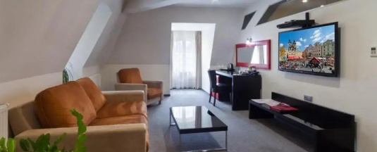 Двухместные апартаменты двуспальная кровать в Hotel Prague Inn