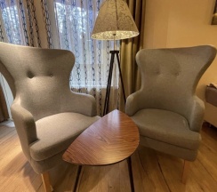 Шале Luxury с балконом и с красивым видом из окна в Аврора Country House