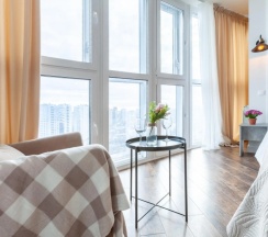 Апартаменты c 1 комнатой с балконом в RentPlaza