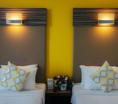 Двухместный номер Deluxe с видом на реку 2 отдельные кровати в Hotel Sentral Kuantan