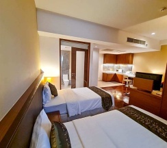 Двухместный номер Deluxe 2 отдельные кровати в Grand Garden Hotel & Residence