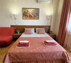 Двухместный комфорт с двуспальной кроватью с доп местом в Атриум