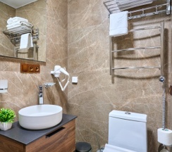 Двухместный номер Эконом-класса без окна Цокольный этаж двуспальная кровать в Астра де Роза