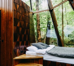 A-frame house в Pine River