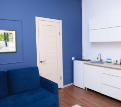 Шестиместные апартаменты с красивым видом из окна в Аибга