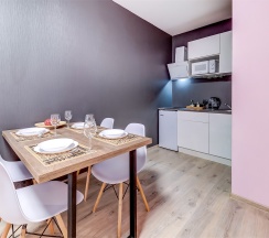 106, Евро-двухкомнатные апартаменты ЖК "LIKE" (Метро Площадь Мужества, 10 минут пешком) в Rauktis apartments