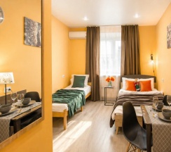 Трёхместная студия в Апартаменты Room-Room Кировский 2