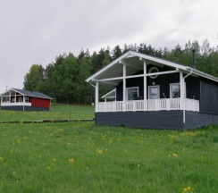 Скандинавский дом с видом на озеро в Forrest Lodge Karelia