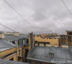 Семейный номер Эконом класса для 3-х человек с общей ванной комнатой в Мансарда