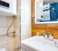 Студия с красивым видом из окна в Апартаменты Welcome Karelia  Riverside в Центре