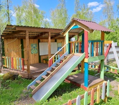 Коттедж с мангальной зоной в Цвет папоротника
