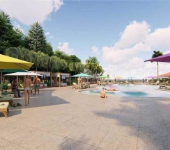 Апартаменты с балконом в Deluxe King Resort View Rm 107 Apartment 1