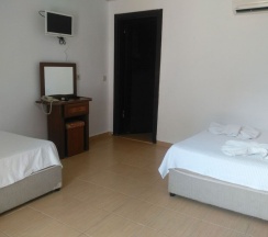 Номер Standard с красивым видом из окна в Uğur Beach Hotel