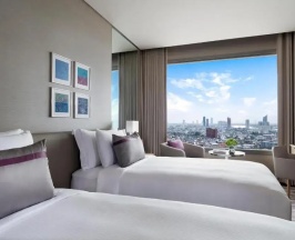 Двухместный Panorama номер Avani с видом на реку (2 отдельные кровати) в Avani+ Riverside Bangkok Hotel