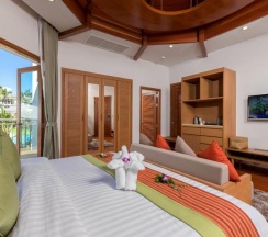 Двухместный номер Pool Luxury Grand с балконом 2 отдельные кровати в Krabi Resort Ao Nang