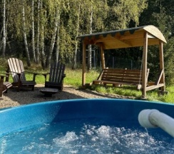 Участок с домиком "Баклажан" А-фрейм категории комфорт в Ланьдиво