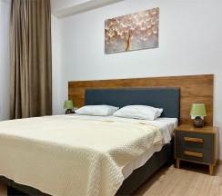 Двухуровневый ПОЛУЛЮКС с зоной отдыха на крыше в Santorini Family Club