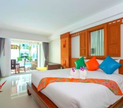 Двухместный номер Deluxe двуспальная кровать в The samui beach resort