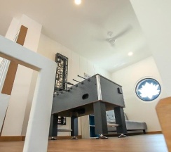 Двухместная семейная вилла двуспальная кровать в Happy Family Villa