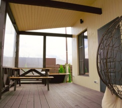 Лев на Апероле с индивидуальной костровой зоной (оснащение дома, стоимость банного чана и бани см. Подробнее) в Dacha