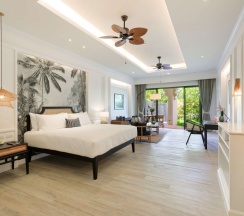 Двухместный клубный номер Garden Terrace двуспальная кровать в Отель Outrigger Koh Samui Beach Resort