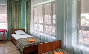 Номер эконом с 4 односпальными кроватями в Smart Hotel KDO Краснодар