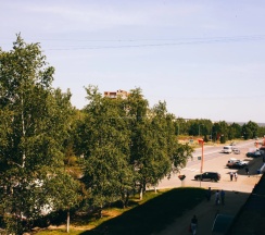 Двухместные апартаменты c 1 комнатой с балконом (двуспальная кровать) в Квартира Калина на Победы