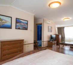 Двухместный люкс с видом на город двуспальная кровать в Incanto Hotel