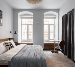 Апартаменты комфорт №2 с 1 двуспальной кроватью в Dostoevsky Apartments (Апартаменты Достоевского)