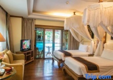 Двухместный номер Deluxe с видом на бассейн 2 отдельные кровати в Khum Phaya Resort & Spa Boutique Collection