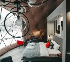 Геокупол Мечты о Париже в Вазуза Лав