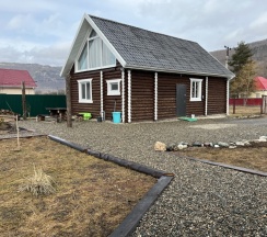 Коттедж с красивым видом из окна в Lякабанья
