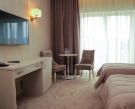 Номер стандарт с 2 односпальными кроватями в Аура