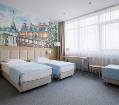 Стандарт семейный с тремя раздельными кроватями и кухней в Европа