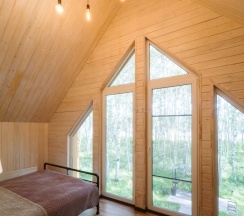 Дом с камином и костровой зоной (до 8 гостей) ГЕФЕСТ в Berloga Country Resort